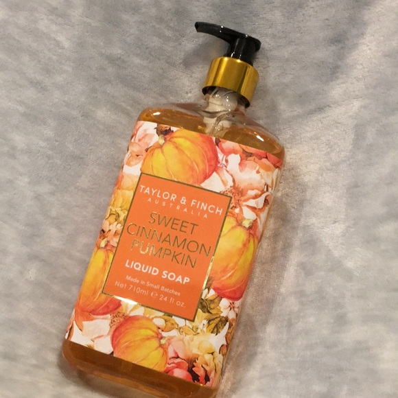 Taylor Finch Australia Sweet Cinnamon Pumpkin Scented Hand Soap XL 24 oz NWT - Picture 15 of 15